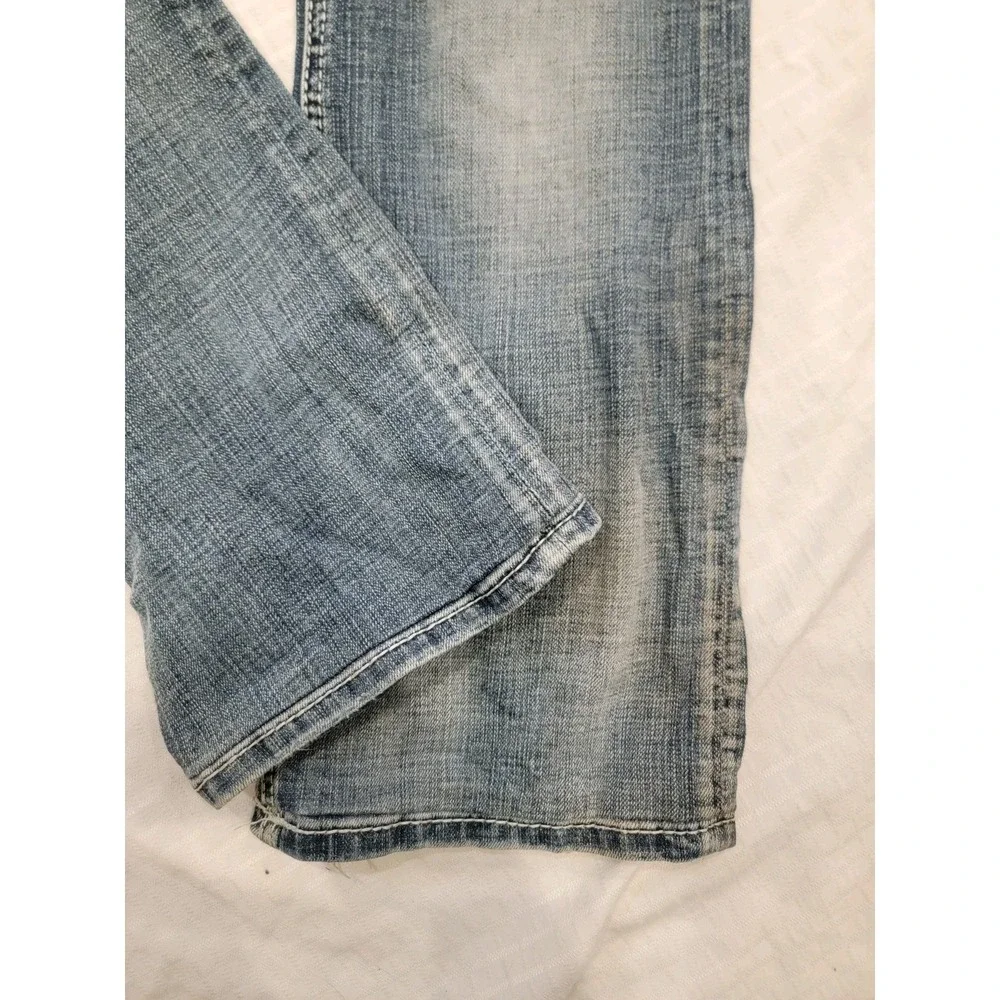 Rock & Roll Cowgirl jeans Original Low Rise embellished thick stitch Womens‎ 28